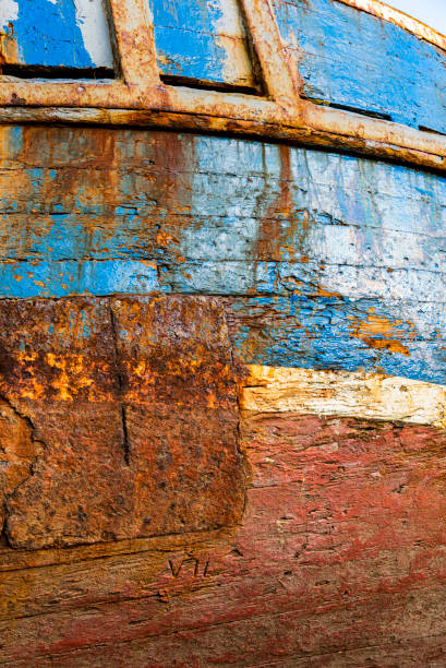 istock Fishing boat moored on Barry Island 1320234206
