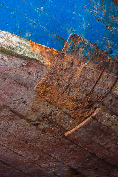 istock Fishing boat moored on Barry Island 1320234877