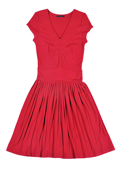 istock A sleeveless one-piece red dress 132023977