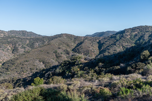 Scenic Marvin Braude Mulholland Gateway Park vista, Los Angeles, Southern California