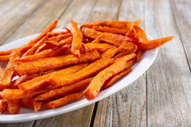 istock sweet potato fries plate 1320255808