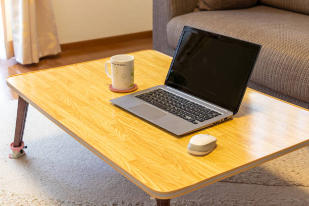 istock Laptop in a bright room during the day 1320260199
