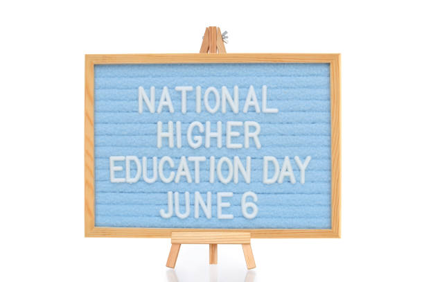 National Higher Education Day stock photo