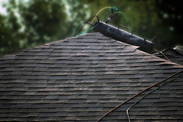 istock Air Tank with Air Hammer Hoses Atop Roof 1320268703