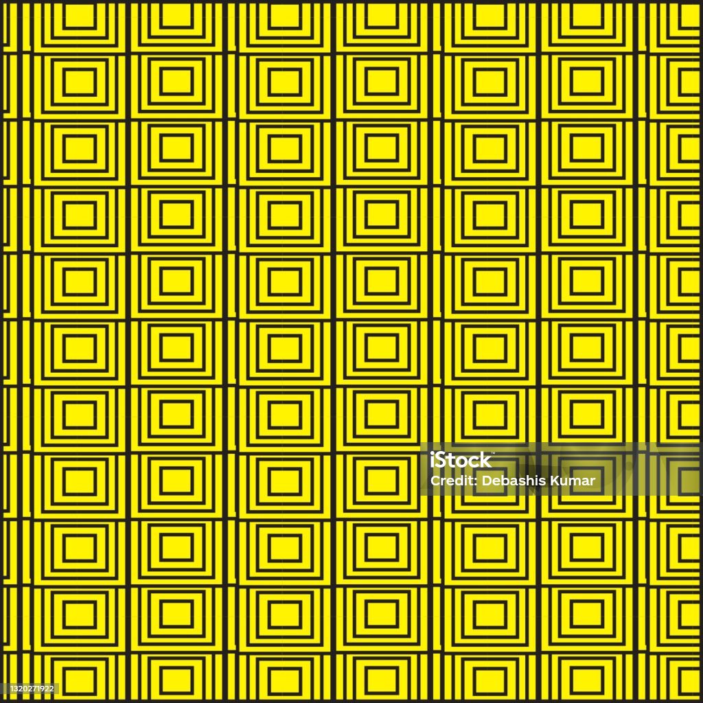 Yellow Rectangle Patterns Yellow And Black Rectangle Vector Patterns Stock Illustration ...
