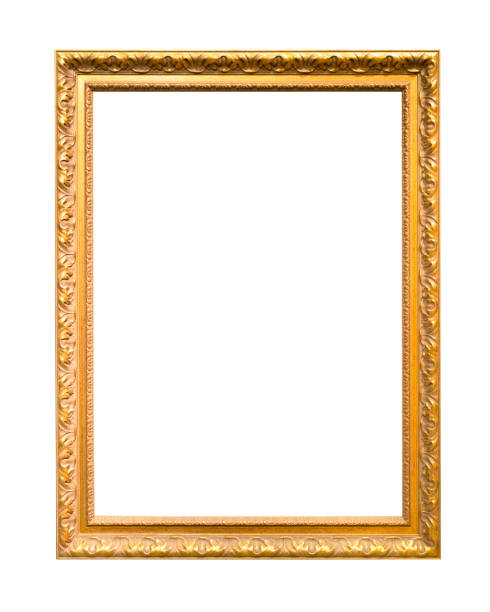 istock vertical classical wooden picture frame cutout 1320285184