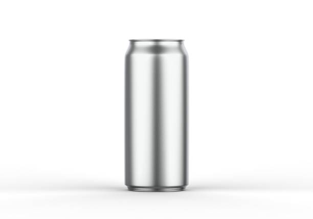 istock Aluminium slim can mockup template on isolated white background, ready for your design presentation, 3d illustration 1320293009