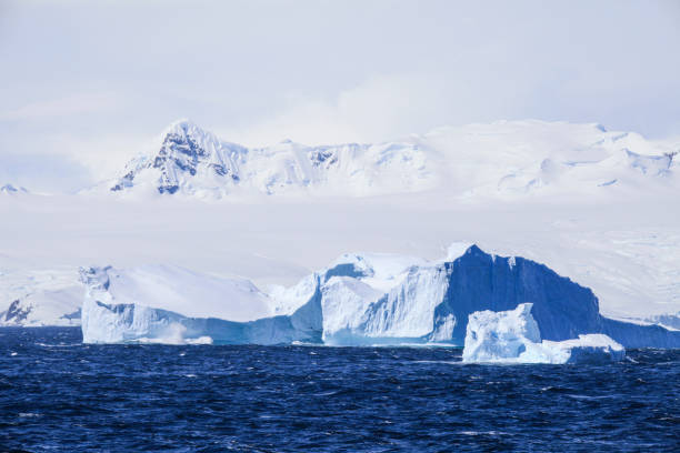 istock View of enormous iceberg floating on Antarctic Ocean 1320293603