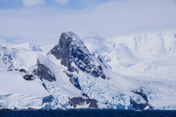 istock View of Antarctic coast with snowcapped mountain 1320293843
