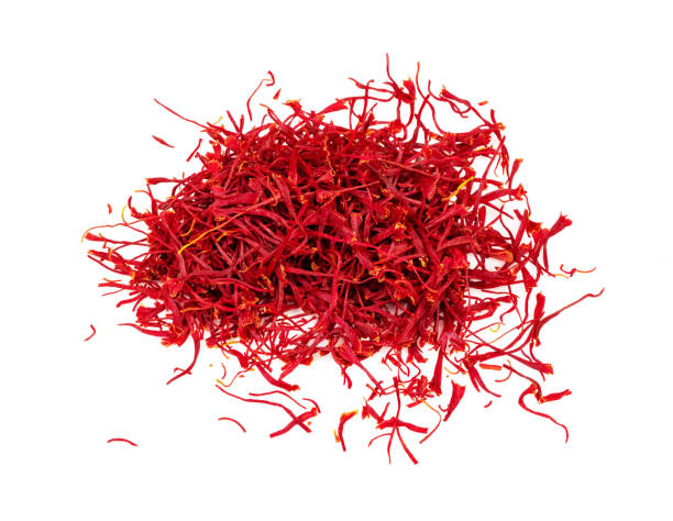 istock handful of natural saffron threads on white 1320294071