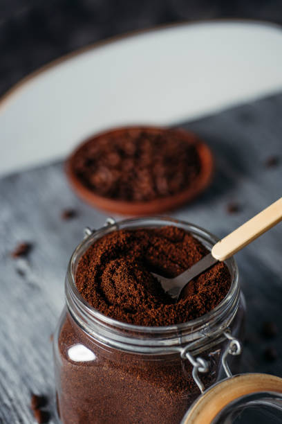 istock ground coffee in a hermetic glass jar 1320294164