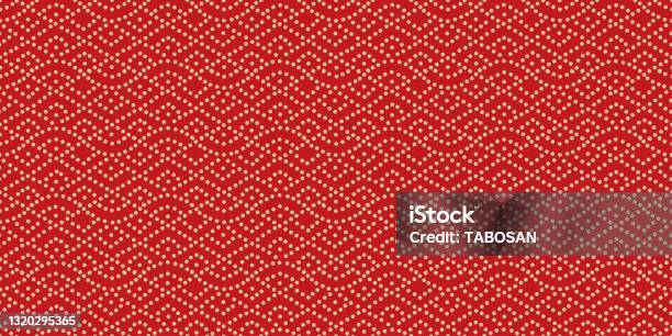 Japanese Dots Pattern Japanese Dot Background Seamless Pattern Stock Illustration - Download ...
