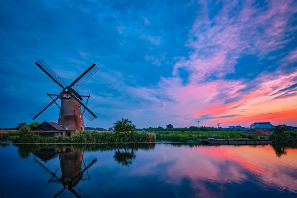 istock Windmills at Kinderdijk in Holland. Netherlands 1320295455