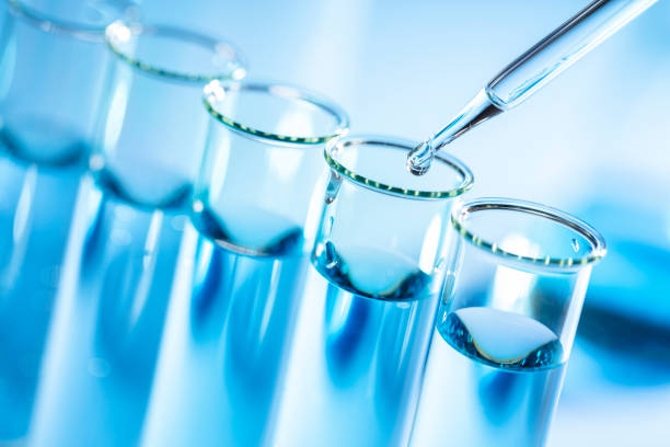 istock Laboratory glassware with dropper and test tube 1320295614