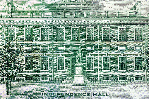 Number 50 Pattern Design on Banknote