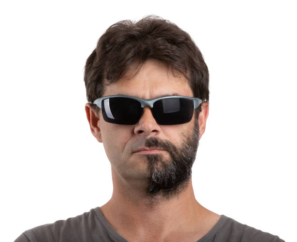 istock portrait of man with half shaved face 1320303940