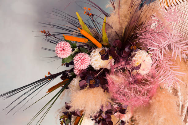 istock Wedding decor with flowers close up. 1320306864