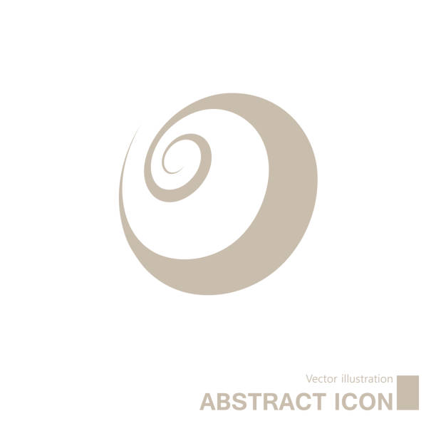 ベクター描画抽象アイコン。 - 螺旋形点のイラスト素材／クリップアート素材／マンガ素材／アイコン素材