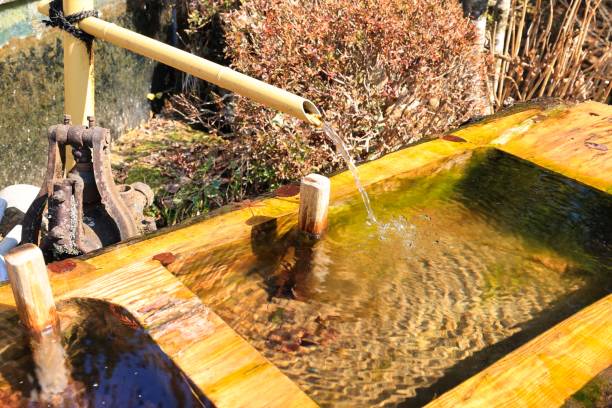 istock A water fetching place where clean water flows from a bamboo tube 1320324861
