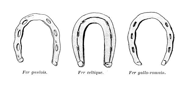 130+ Antique Horseshoe Drawings Stock Photos, Pictures & Royalty-Free ...