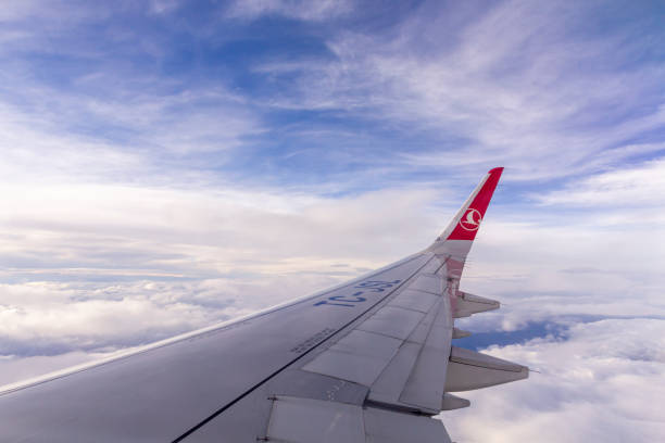 Turkish Airlines Over The Clouds stock photo