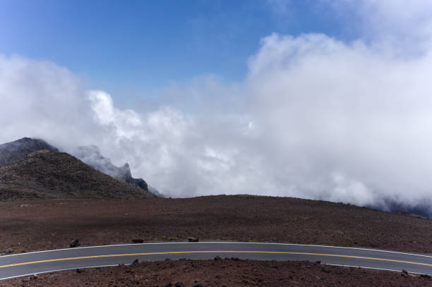 istock Road up Haleakala, Maui 1320328934