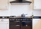 Black and white kitchen design UK