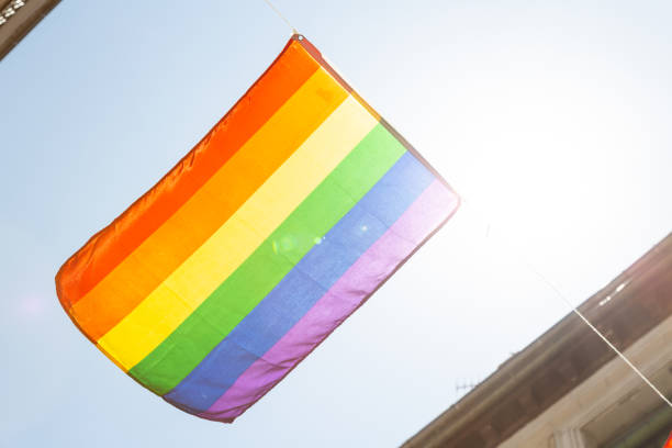 istock Rainbow Flag Gay Rights Pride in Chueca district, Madrid 1320337006