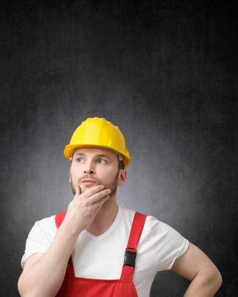 istock Portrait of a thoughtful construction worker 1320344164