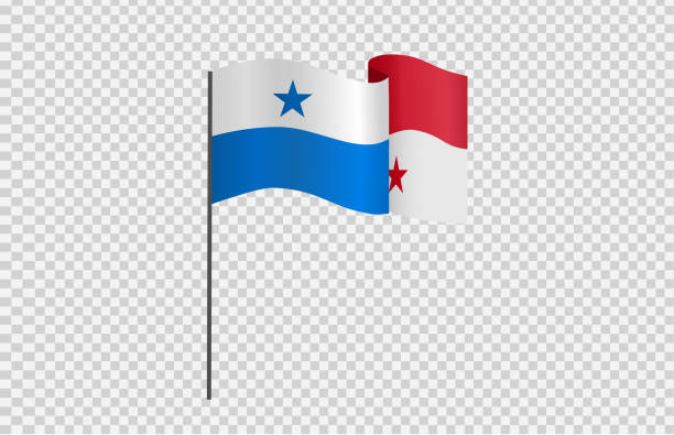 Panama flag of American isolated  on white or transparent  background,Symbols of Panama , template for banner,card,advertising ,promote, TV commercial, ads, web design,poster, vector illustration Panama flag of American isolated  on white or transparent  background,Symbols of Panama , template for banner,card,advertising ,promote, TV commercial, ads, web design,poster, vector illustration panamanian flag stock illustrations
