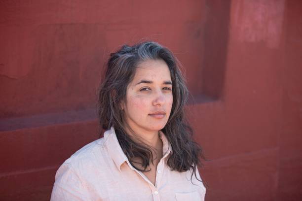 istock Young latina woman portrait 1320349315