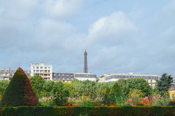 istock The Eiffel Tower hiding in the city 1320355868