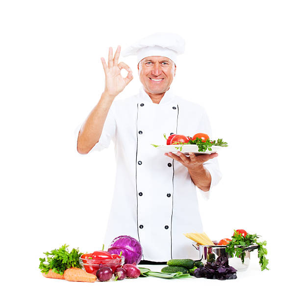istock cook showing ok sign 132036891