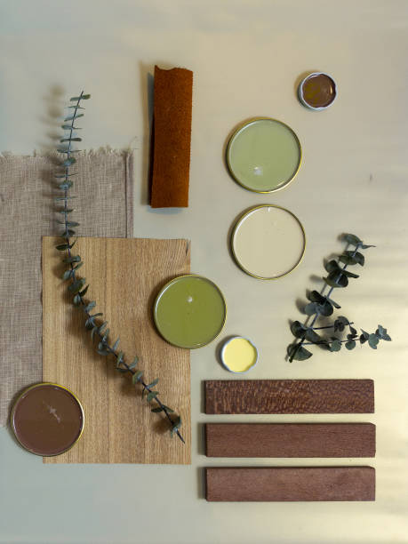 istock Mood board color palette for interior design and decor 1320369924