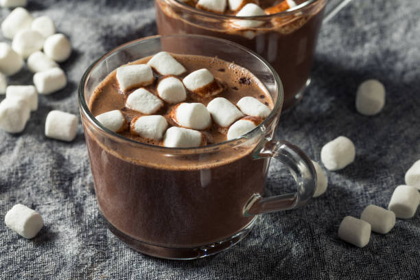 domowa ciepła gorąca czekolada - hot chocolate zdjęcia i obrazy z banku zdjęć