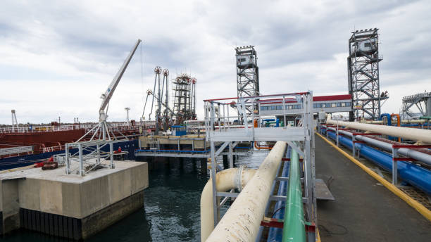istock Container terminal in Casablanca sea port, Morocco 1320383020