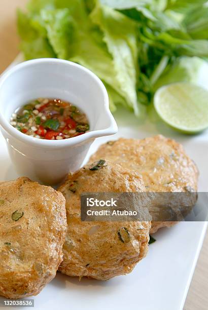 Foto de Os Bolos Tailandesa e mais fotos de stock de Antepasto - Antepasto, Bolo de Peixe, Comida tailandesa