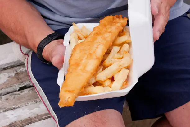 Photo of Fish and chips from the chippy.