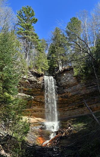 Waterfall-Pipe Creek Falls- Cass County, Indiana