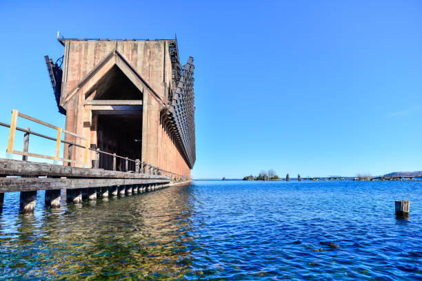 istock Iron Ore Dock on Lake Superior in Marquette, Michigan. 1320411182