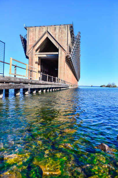 istock Iron Ore Dock on Lake Superior in Marquette, Michigan. 1320411244