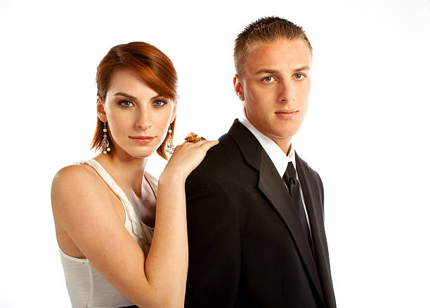 istock Man And Woman Looking at Camera 132041659