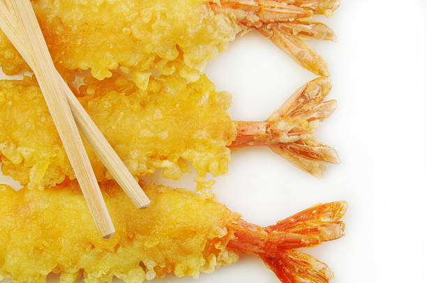 istock Shrimp Tempura and Chopsticks 132041911