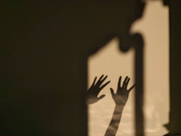 istock human shadow photo on the wall 1320433207