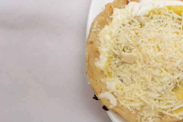 istock Tortilla with striped cheese. 1320433292