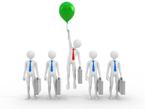istock Leader Businessman Career Promotion 132044084