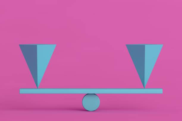 istock Colorful balanced geometric shapes 1320443540