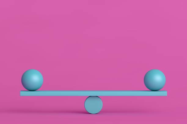 istock Colorful balanced geometric shapes 1320443569