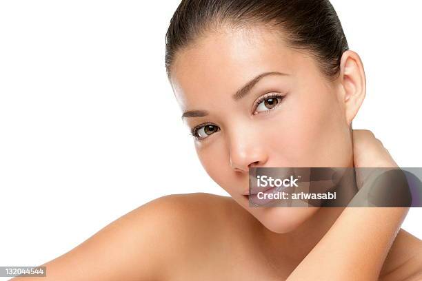 Asian Woman Beauty Face Stock Photo - Download Image Now - Women, One Woman Only, Beauty