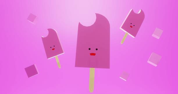 istock Ice cream character Sweet Strawberry edition 1320447613
